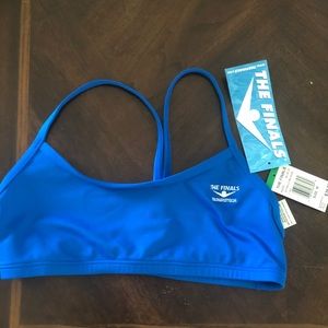 NWT the finals blue two piece swimsuits